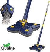 360° Microfiber Spin Mop with Bucket & 2 Pads